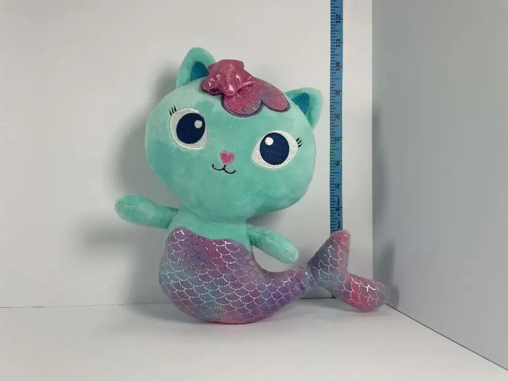 Gabby's Dollhouse MerCat Purr-ific 8-inch Plush Toy